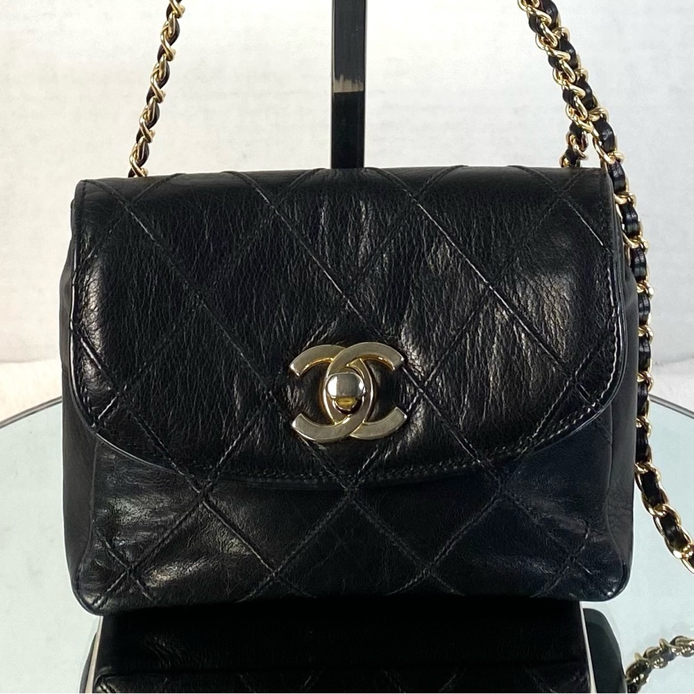 🔥CHANEL CC Lambskin Waistbag/ Crossbody Body Bag Black - Picture 2 of 13